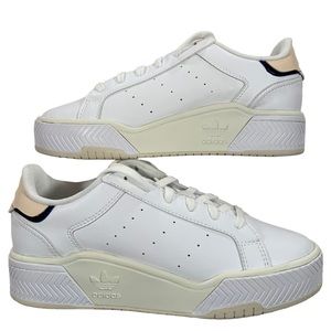 Adidas Women’s Court Tourino Bold Cloud White Bliss Orange 2020 Sneakers Sz 8.5